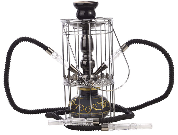 sconto Chicha 2 Pipes H29 cm avec Pince à Charbon