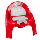 Vasino per Bambini 32x30x30 cm con sportellino Rosso