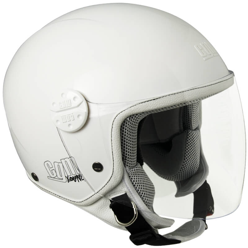 Casco Demi-Jet per Bambini Visiera Lunga CGM Varadero 206A Bianco