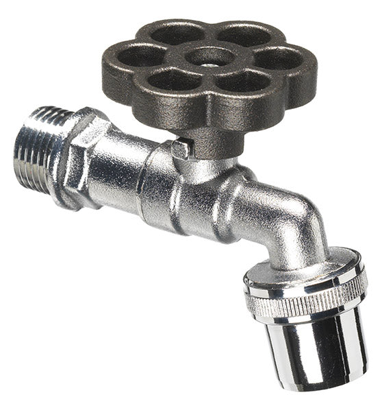 Robinet à bille pour fontaine de jardin avec fleur colorée Belfer RUB/029 Anthracite acquista