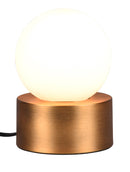 Lampada da Tavolo da Interno Attacco E14 in Metallo Ottone antico