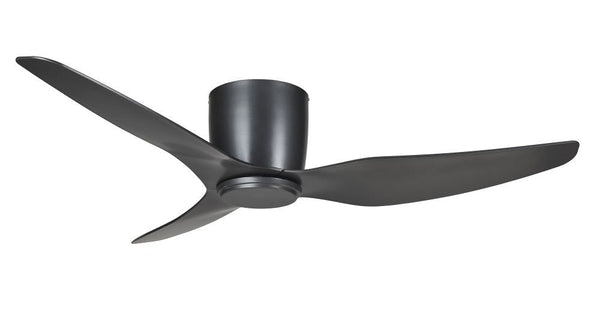 Ventilateur de Plafond avec 3 Pales Abs Ø127 cm 3 Vitesses Martec Flush Noir sconto