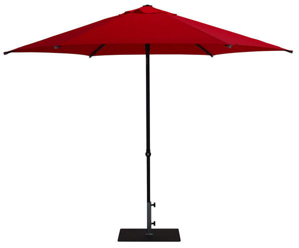 Ombrellone da Giardino Ø3 m Palo Ø38 mm in Alluminio Tessuto Poliestere Trend Rosso acquista