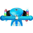 Monopattino a 3 Ruote a LED 3 Altezze Max 50Kg Globber PRIMO Fantasy Lights Up Happy Blu