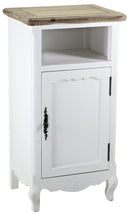 Comodino 1 Anta 1 Ripiano in Legno Country