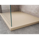 Piatto Doccia Effetto Pietra Filo Pavimento o Tradizionale Tortora