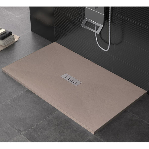 online Receveur de douche en pierre Bonussi Eden Sand Différentes tailles