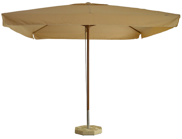 acquista Parasol de Jardin 3x3m sur Mât Aluminium Ø48 mm Housse en Polyester Vomero Ecru