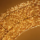 Ghirlanda 900 con Led in Metallo luce bianco caldo cm Ø38xh6,5