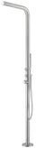 Douche de jardin 221x18x56 cm avec douchette Sined Budoni Inox