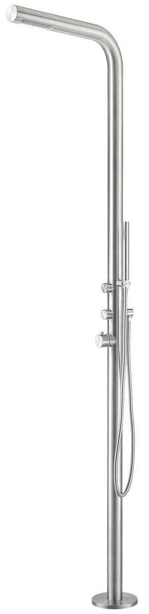 acquista Douche de jardin 221x18x56 cm avec douchette Sined Budoni Inox