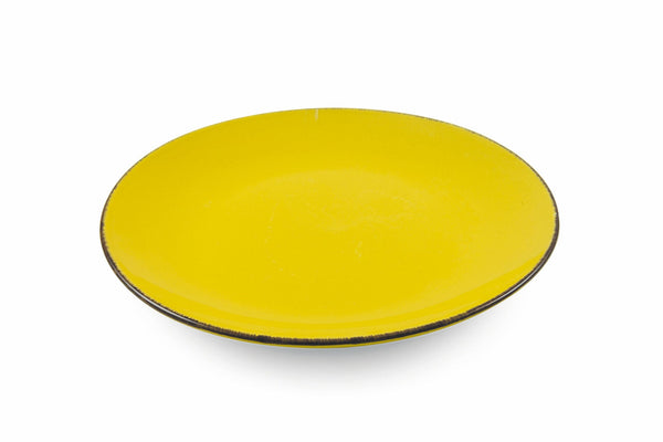 prezzo Set de 6 assiettes plates Ø27x3,5 cm en Gres VdE Tivoli 1996 Baita Glazed Yellow