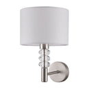 Lampada da parete Modern in Metallo Lincoln Nickel