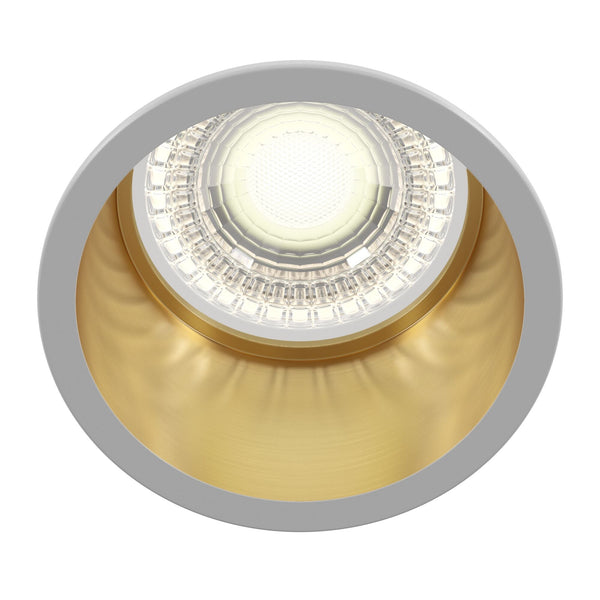Spot encastré Downlight en Aluminium Reif Blanc avec Or acquista