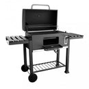Barbecue a Carbonella 160x65x107,5 h cm in Metallo Nero