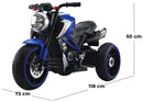 Moto Elettrica per Bambini 12V Speed Blu