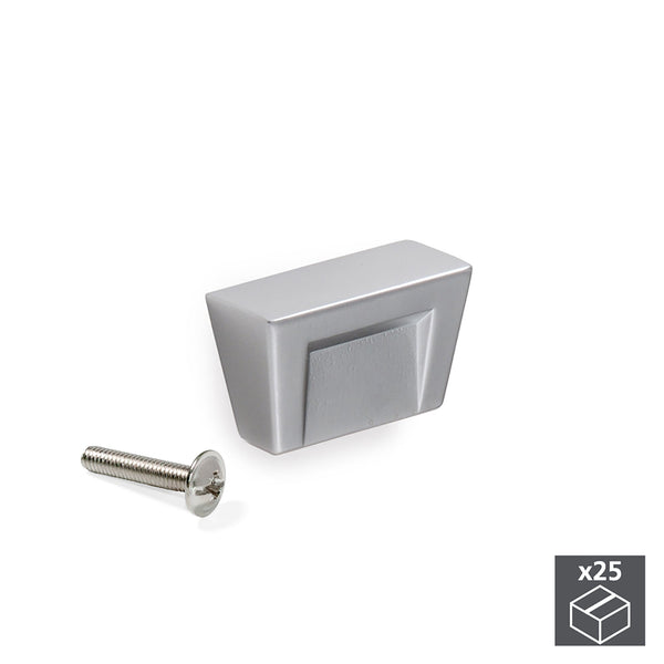 Bouton de meuble 41 mm Zama Chrome mat 25 pièces Emuca sconto