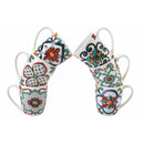 Set 6 Tazzine da Caffè Ø5,8x6,8 cm in Bone China VdE Tivoli 1996 Barrio