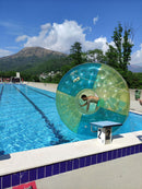 Rullo Acquatico Zorbing 2 Persone 280x240x180 cm Senza Pompa in PVC Giallo      