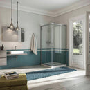 Box Doccia Angolare 2 Ante Scorrevoli In Cristallo Opaco 6mm H185 Fosterberg Vejle Varie Misure