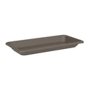 Sottovaso Rettangolare per Vaso a Cassetton Terae Tikal Saucer Sand 50x28 cm in Plastica Sabbia 
