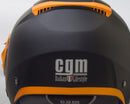 Casco Jet per Scooter Visiera Lunga CGM Dixon 129S Arancione Fluo Opaco Varie Misure