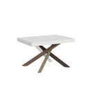 Tavolo Allungabile 140-244x90x77 cm Volantis Bianco Frassino Telaio 4C 