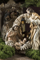 Natività con Grotta H20,5 cm in Resina