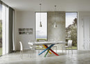 Tavolo Allungabile 160-264x90x77 cm Volantis Bianco Frassino