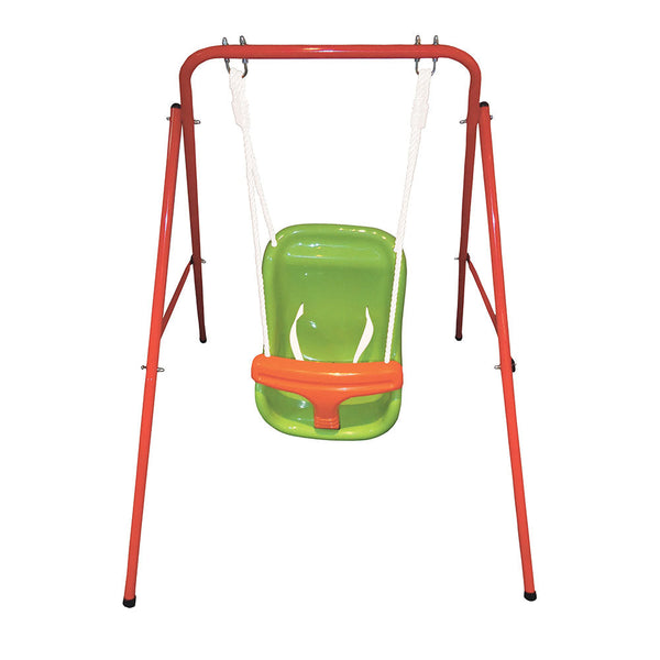 New Baby Rouge Balançoire de jardin 1 place 100x144x120 cm acquista