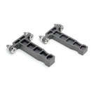 Set di Sagome Montaggio Frontalino Cassetto Vantage Q Plastica Grigia Acciaio e Tecnoplastica Emuca