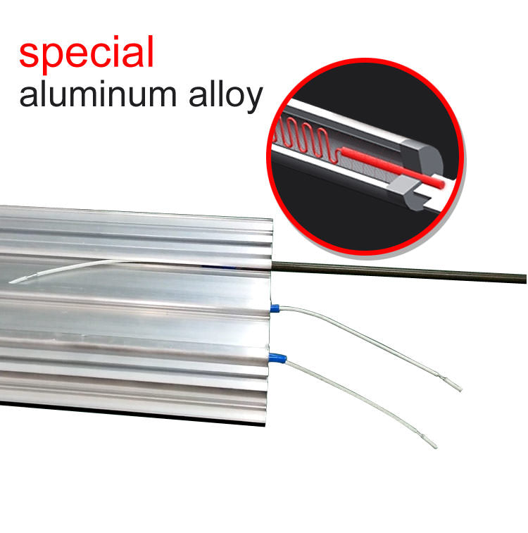 Pannello Radiante Riscaldante Wi-Fi ad Infrarossi 69,5x18,9x6,7 cm 1000W Sined  Nero