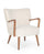 Fauteuil Moritz en bois blanc