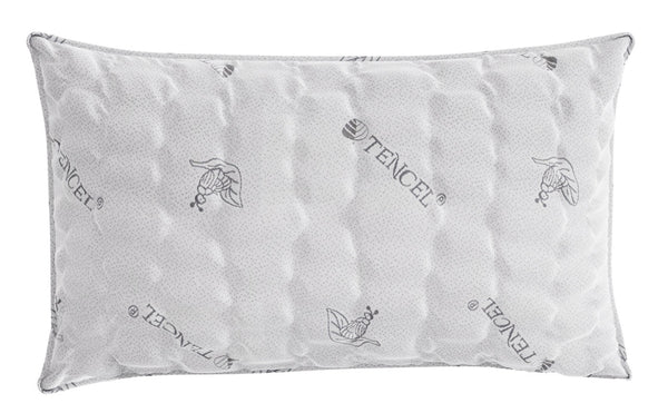 sconto Oreiller 45x75 cm en Tencel Memory Foam Gris Clair