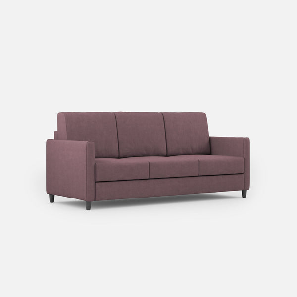 Canapé 3 places Karay 198x85x85 cm en tissu prune acquista