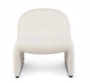 Poltrona Soggiorno 71x69x72,5 cm Babila in Bouclè Naturale
