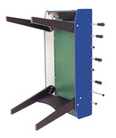 Calciobalilla in Mdf Blu con Aste Uscenti e Gambe Pieghevoli Garlando F-20