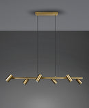 Lampada a Sospensione da Interno Attacco GU10 in Metallo Ottone anticato