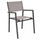 Fauteuil empilable Havana 55x57x85 h cm en Textilène Taupe