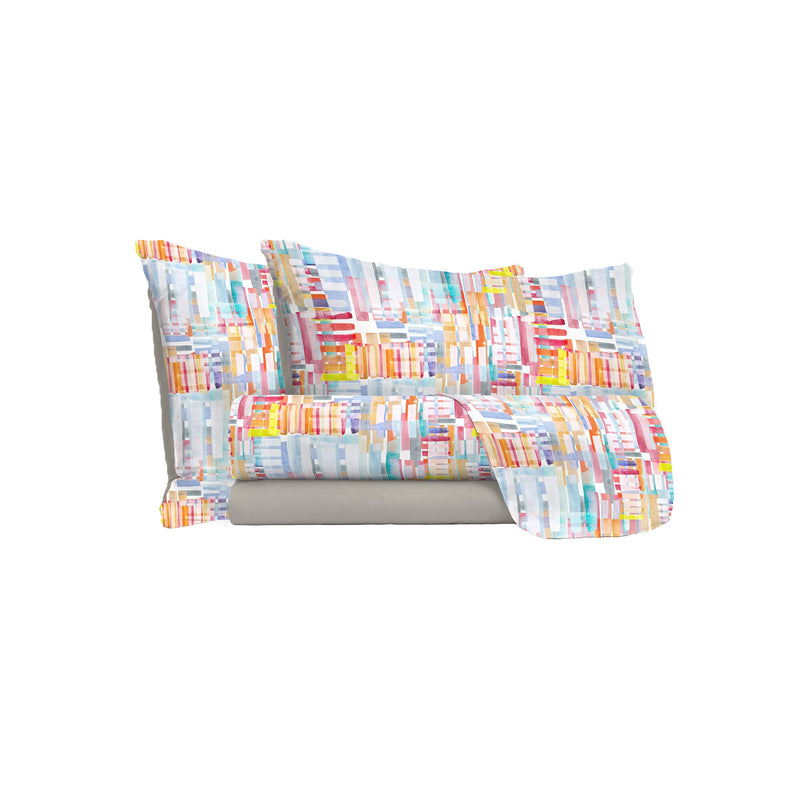 Set Lenzuola con Stampa Sopra Sotto e Federe Francis Varie Misure