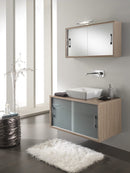Mobile da Bagno sospeso Giava 01 Legno Crema TFT