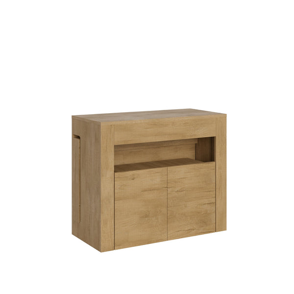 prezzo Consolle Tavolo Allungabile 90-302x42x75 cm Evolve Quercia Natura con Panca Inferiore