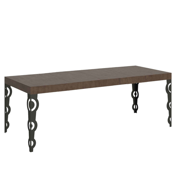 sconto Tavolo Allungabile 160/264x90x77 cm Karamay Premium Noce