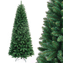 Albero di Natale Slim Pino dei Sogni Verde Altezza 120 cm Base a Croce 295 Rami
