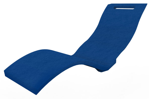 Lettino Chaise Longue da Esterno Giardino Seduta a Terra Arkema Serendipity Blu sconto