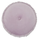 Puff Contenitore Paris Rosa Ø41x41 cm Legno Spugna e Velluto Sintetico Rosa e Oro