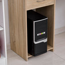 Scrivania da Ufficio ad Angolo Porta PC 120x70x75 cm in Legno 