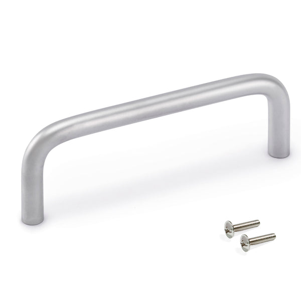 Emuca Poignées de Meuble 8 mm Entraxe 96 mm Acier Chromé Mat 20 Pièces acquista