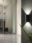 Applique da Esterno a LED 6W+6W 3000K Sovil Grigio