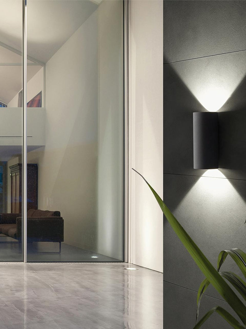 Applique da Esterno a LED 6W+6W 3000K Sovil Marrone